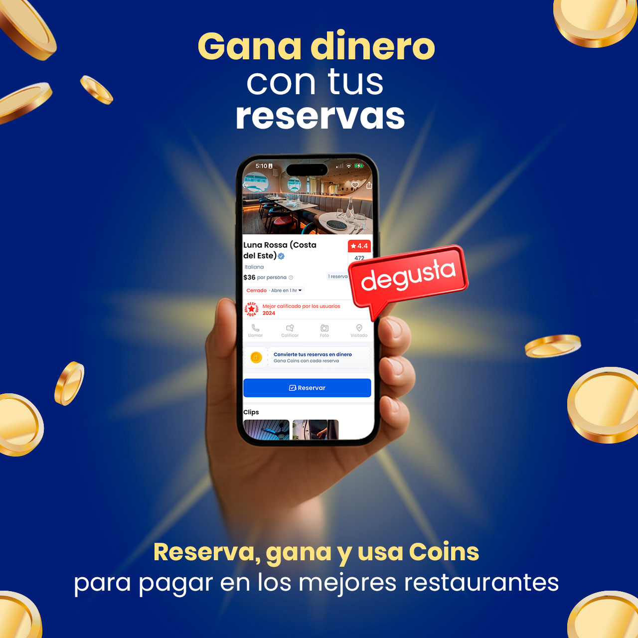 Juega y gana cada vez que reservas