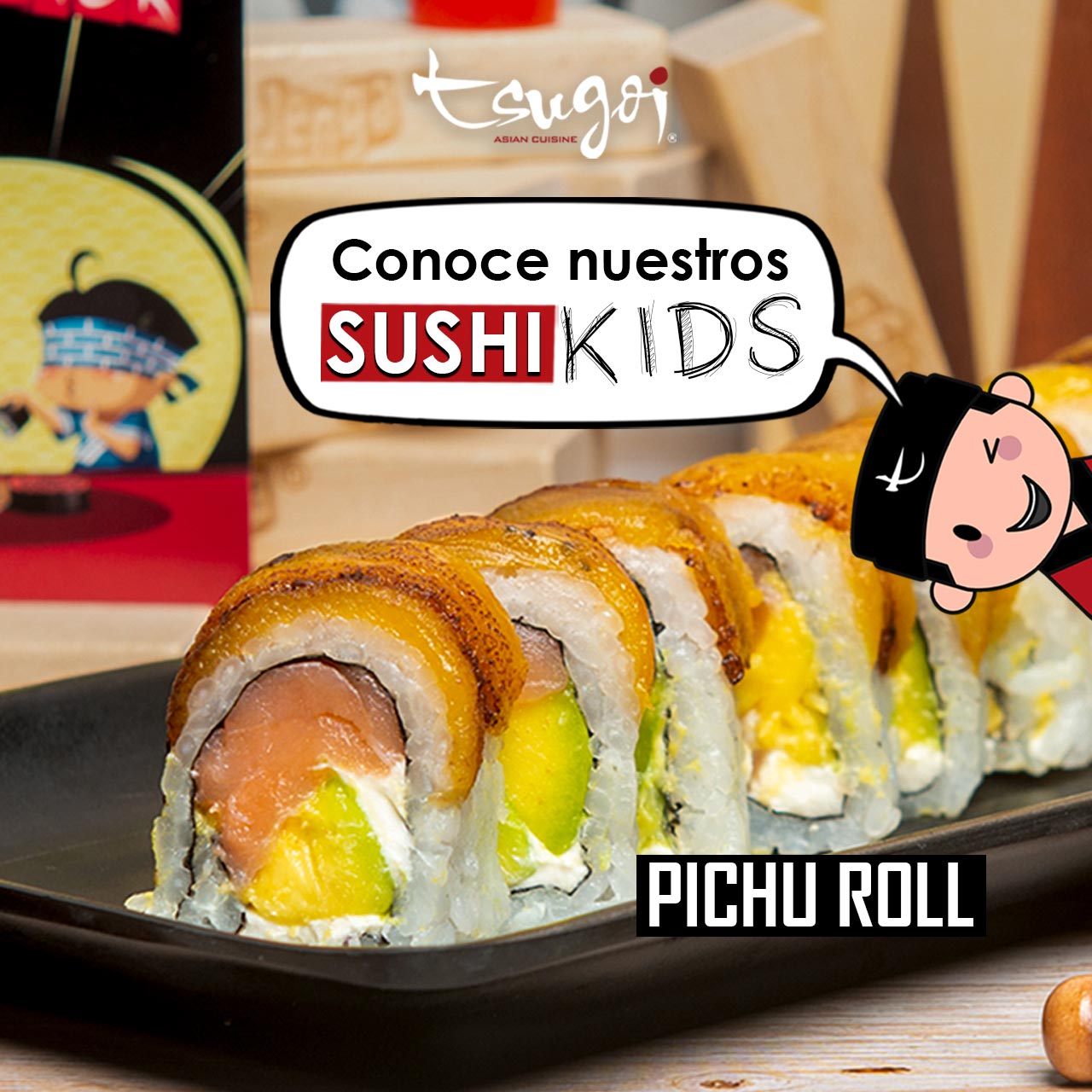 Descubre el NUEVO menú SushiKids de Tsugoi 